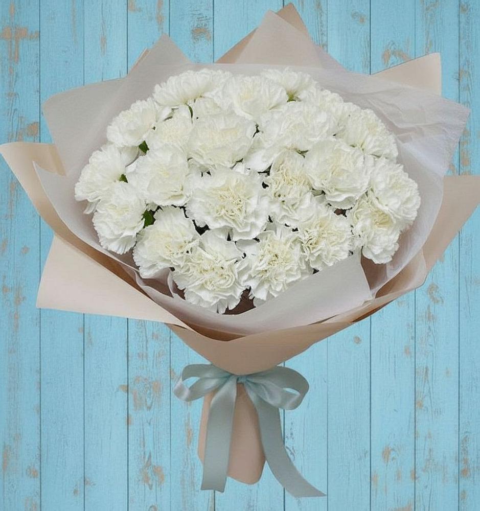 Букет цветов из: Гвоздики в Смирновке