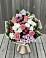 Букет цветов из: Альстромерии, Гвоздики, Розы и Хризантемы в Смирновке