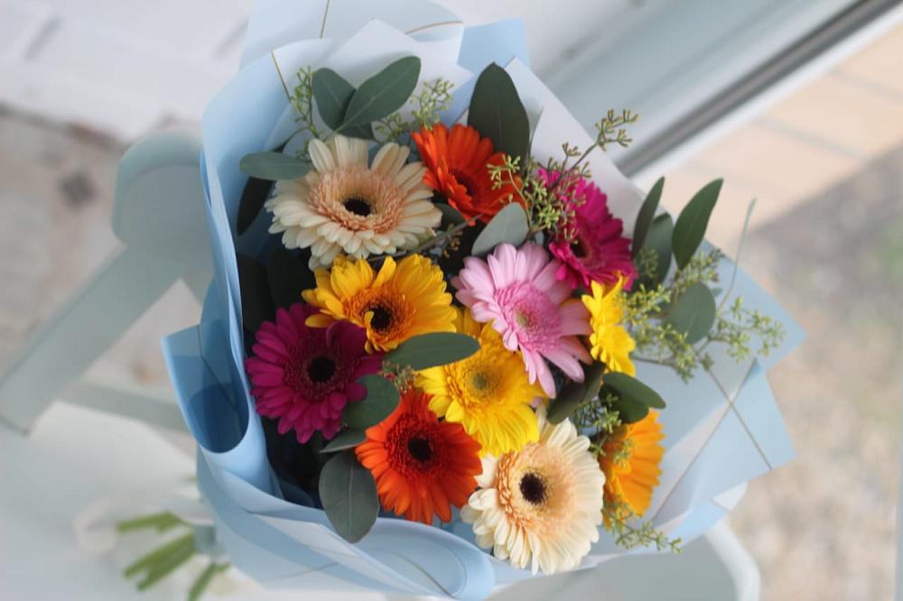 Букет цветов из: Герберы в Смирновке