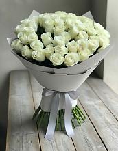 Букет 35 Белых роз в Смирновке
