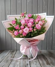 Букет Розовый кустик #REPLACE_PRED# Смирновке
