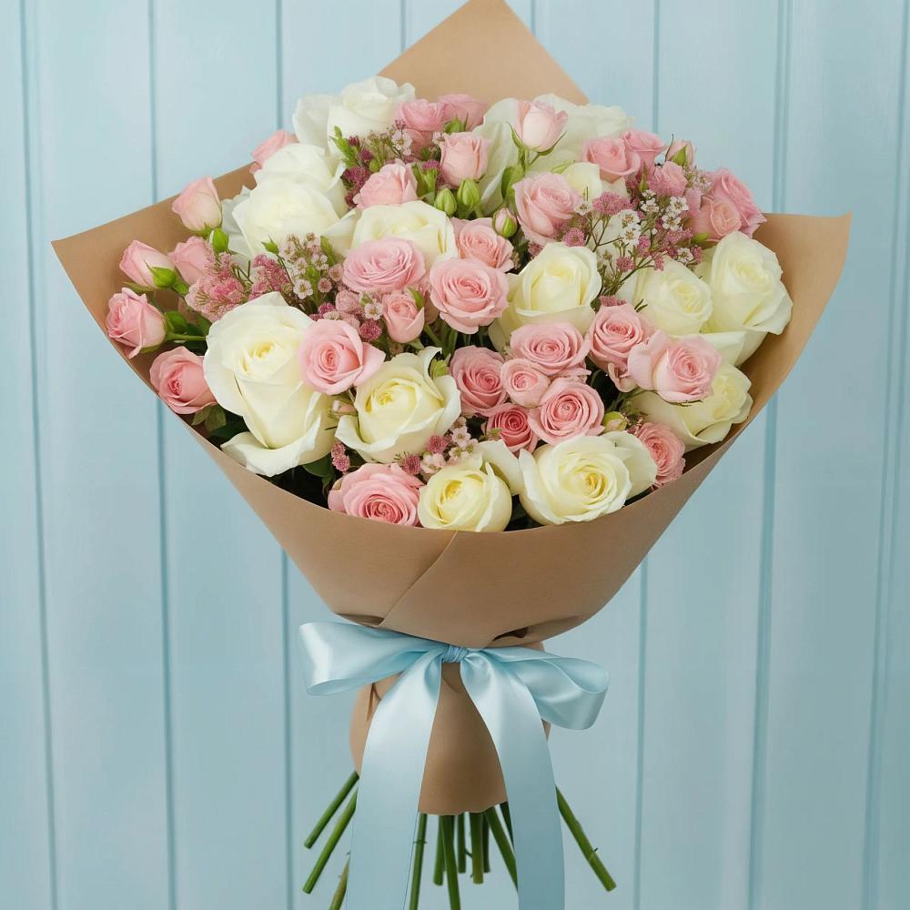 Букет цветов из: Розы в Смирновке
