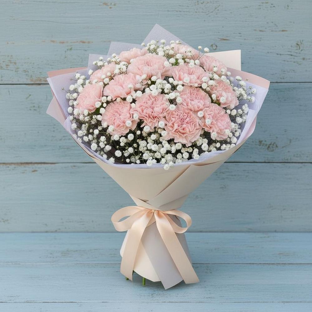 Букет цветов из: Гвоздики в Смирновке