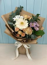 Букет цветов из:  Герберы и Хризантемы #REPLACE_PRED# Смирновке