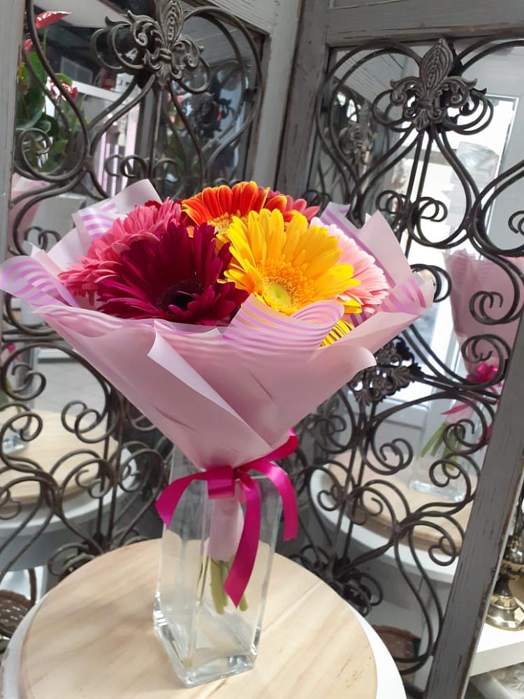 Букет цветов из: Герберы в Смирновке