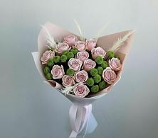 Букет цветов из:  Розы и Хризантемы #REPLACE_PRED# Смирновке