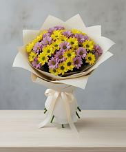 Букет цветов из:  Хризантемы #REPLACE_PRED# Смирновке