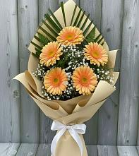 Букет цветов из:  Герберы #REPLACE_PRED# Смирновке