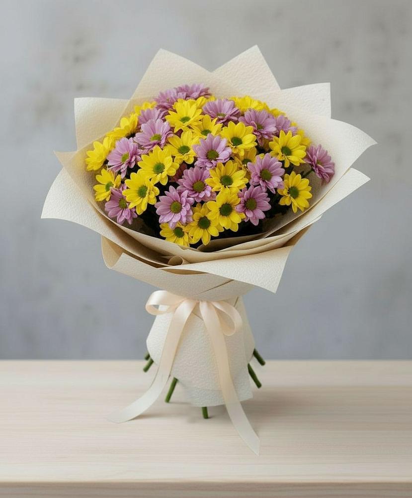 Букет цветов из: Хризантемы в Смирновке